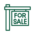 For sale sign outline
